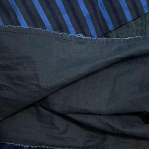 Anthropologie HD In Paris Blue Cerulean Stripe Dress Boho Feminine Contemporary - Picture 14 of 16